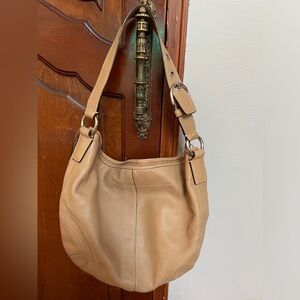 Leather Coach hobo bag- Like New